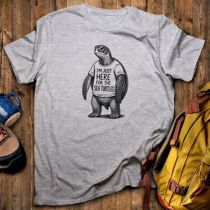 I'm Just Here for the Turtles T-Shirt