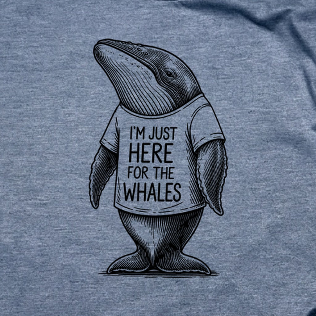I'm Just Here for the Whales T-Shirt