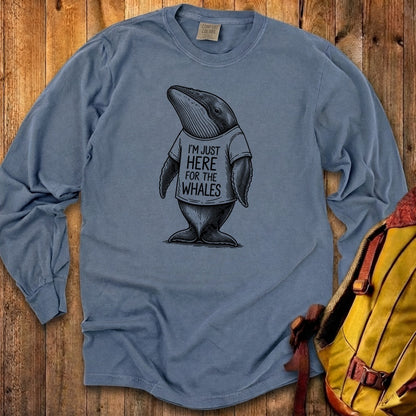 I'm Just Here for the Whales Premium Long Sleeve