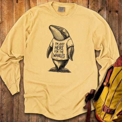 I'm Just Here for the Whales Premium Long Sleeve