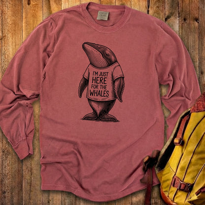 I'm Just Here for the Whales Premium Long Sleeve