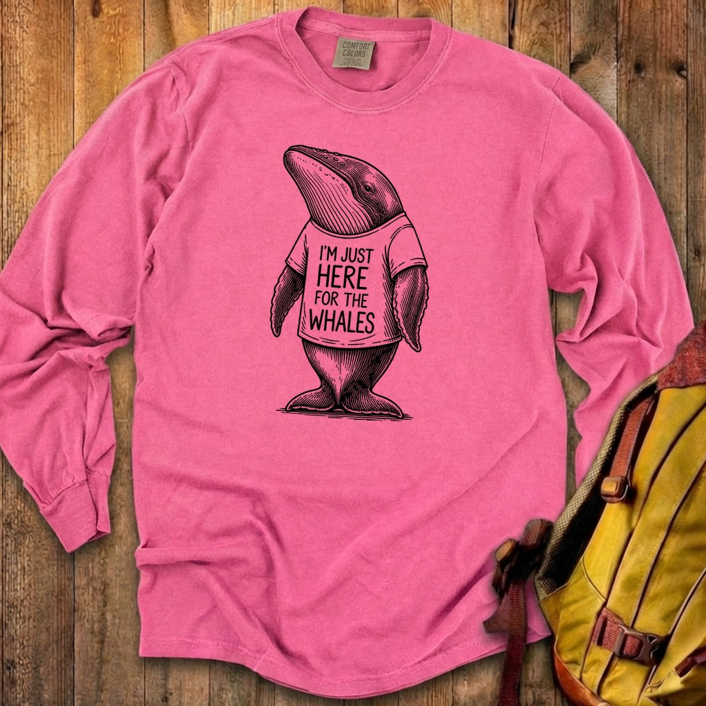I'm Just Here for the Whales Premium Long Sleeve