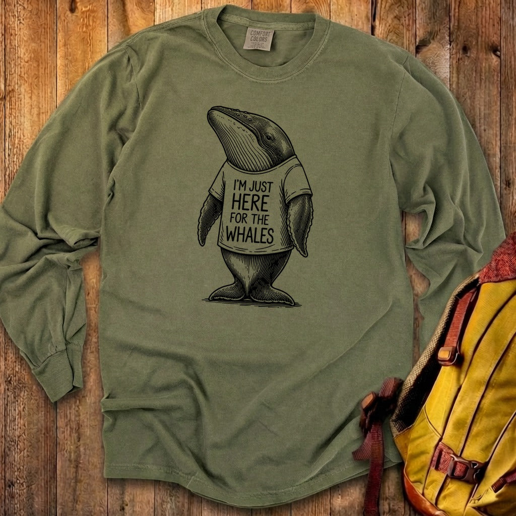 I'm Just Here for the Whales Premium Long Sleeve