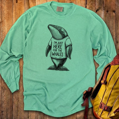 I'm Just Here for the Whales Premium Long Sleeve