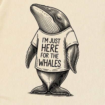 I'm Just Here for the Whales Premium Long Sleeve