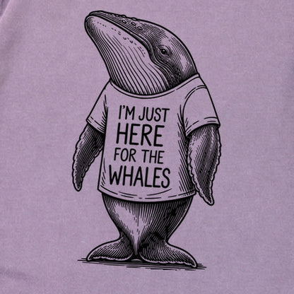 I'm Just Here for the Whales Premium Long Sleeve