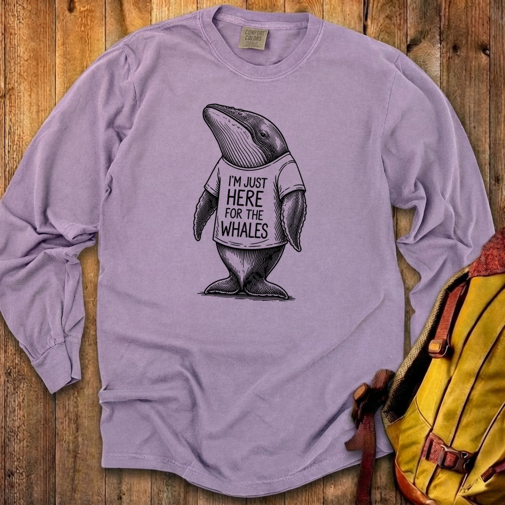 I'm Just Here for the Whales Premium Long Sleeve