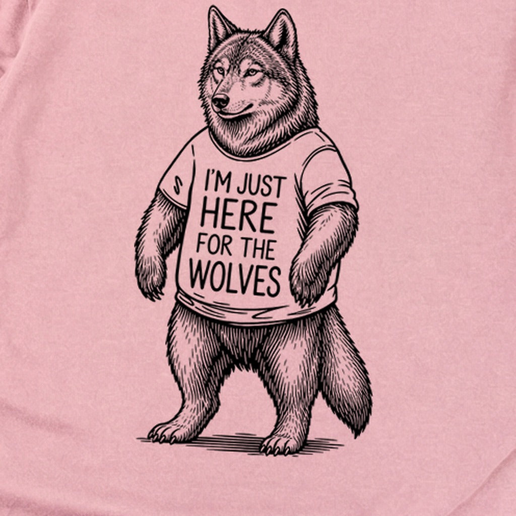 I'm Just Here for the Wolves Premium Long Sleeve