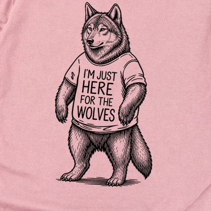 I'm Just Here for the Wolves Premium Long Sleeve
