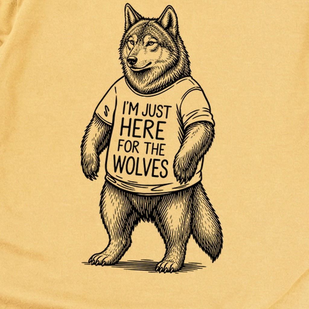 I'm Just Here for the Wolves Premium Long Sleeve