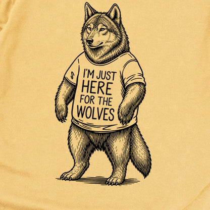 I'm Just Here for the Wolves Premium Long Sleeve