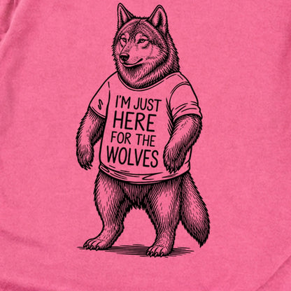 I'm Just Here for the Wolves Premium Long Sleeve