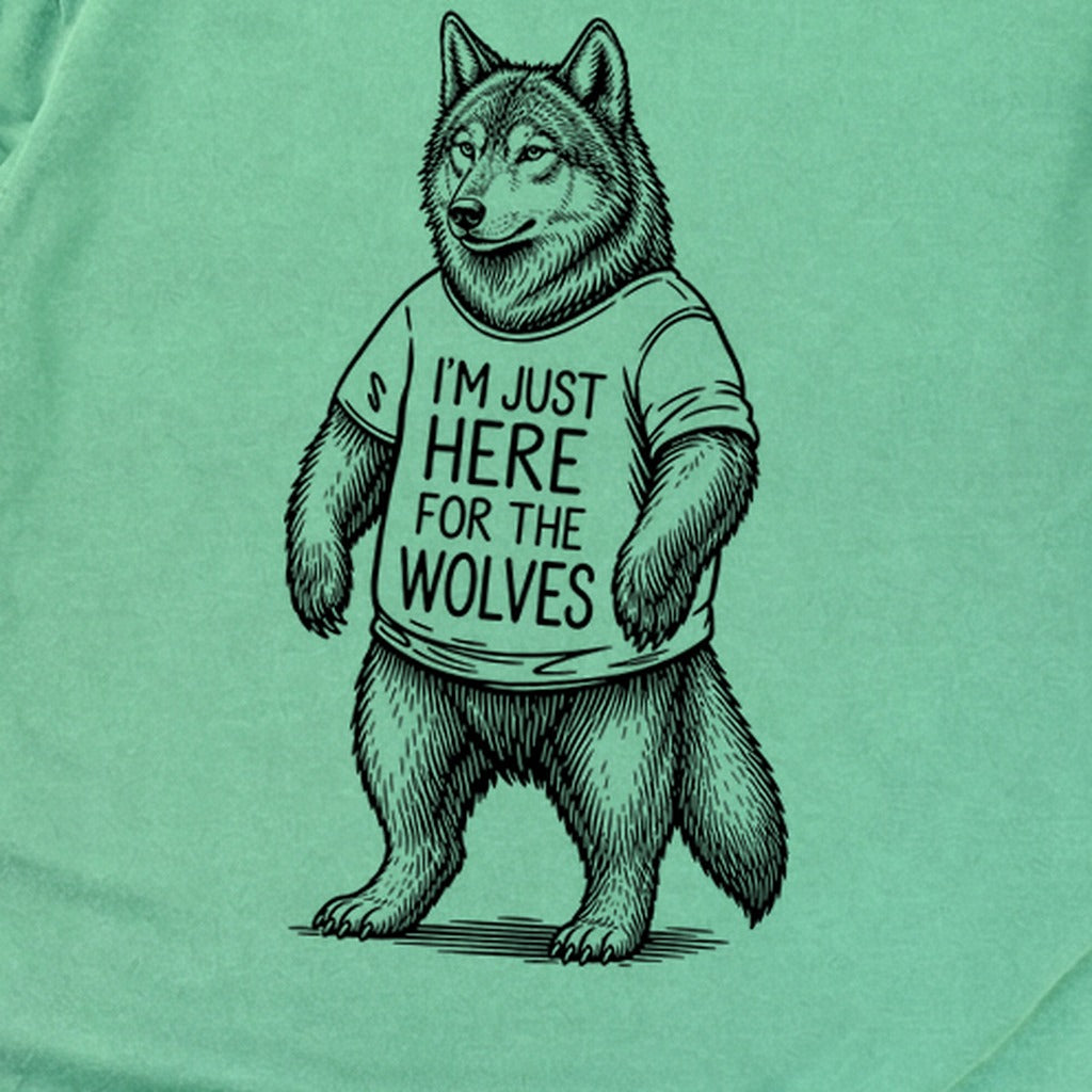 I'm Just Here for the Wolves Premium Long Sleeve
