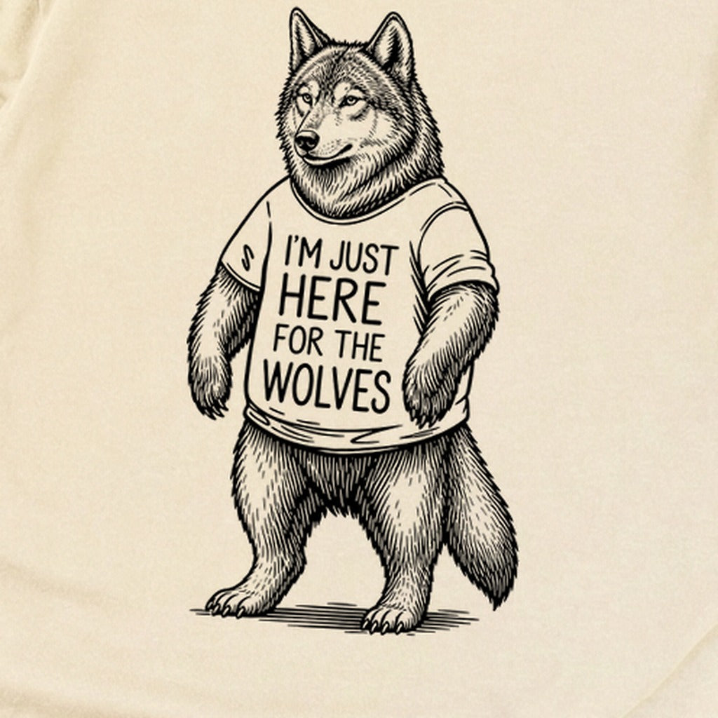 I'm Just Here for the Wolves Premium Long Sleeve