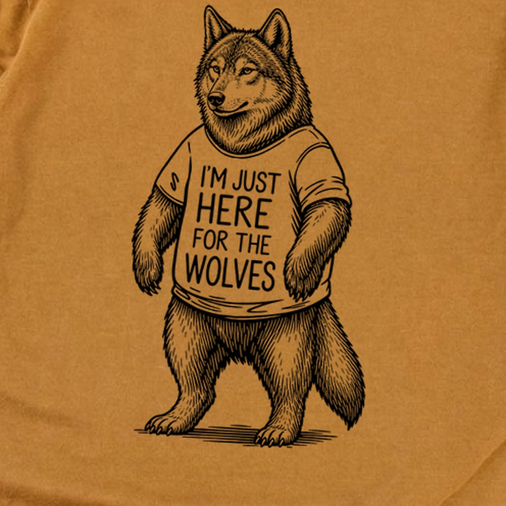I'm Just Here for the Wolves Premium Long Sleeve