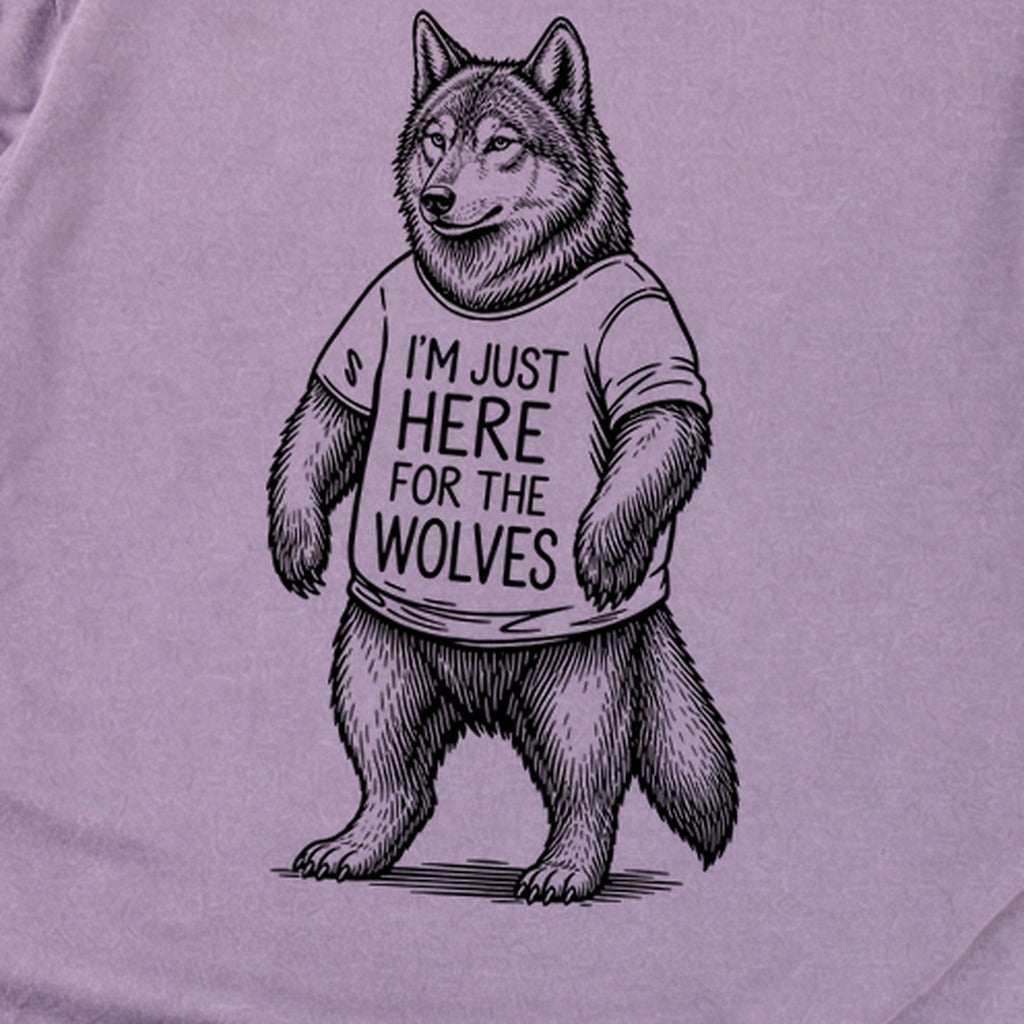 I'm Just Here for the Wolves Premium Long Sleeve