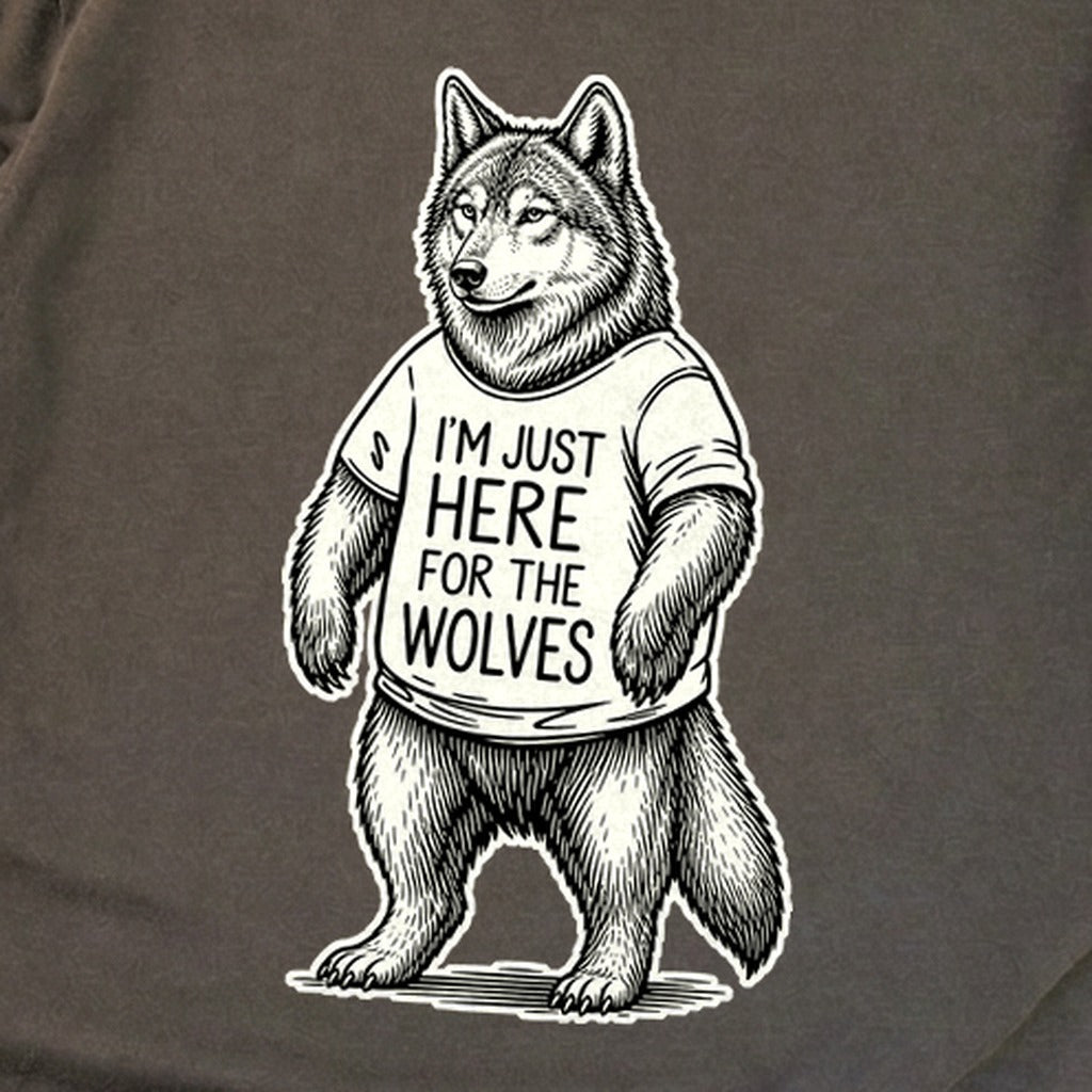 I'm Just Here for the Wolves Premium Long Sleeve