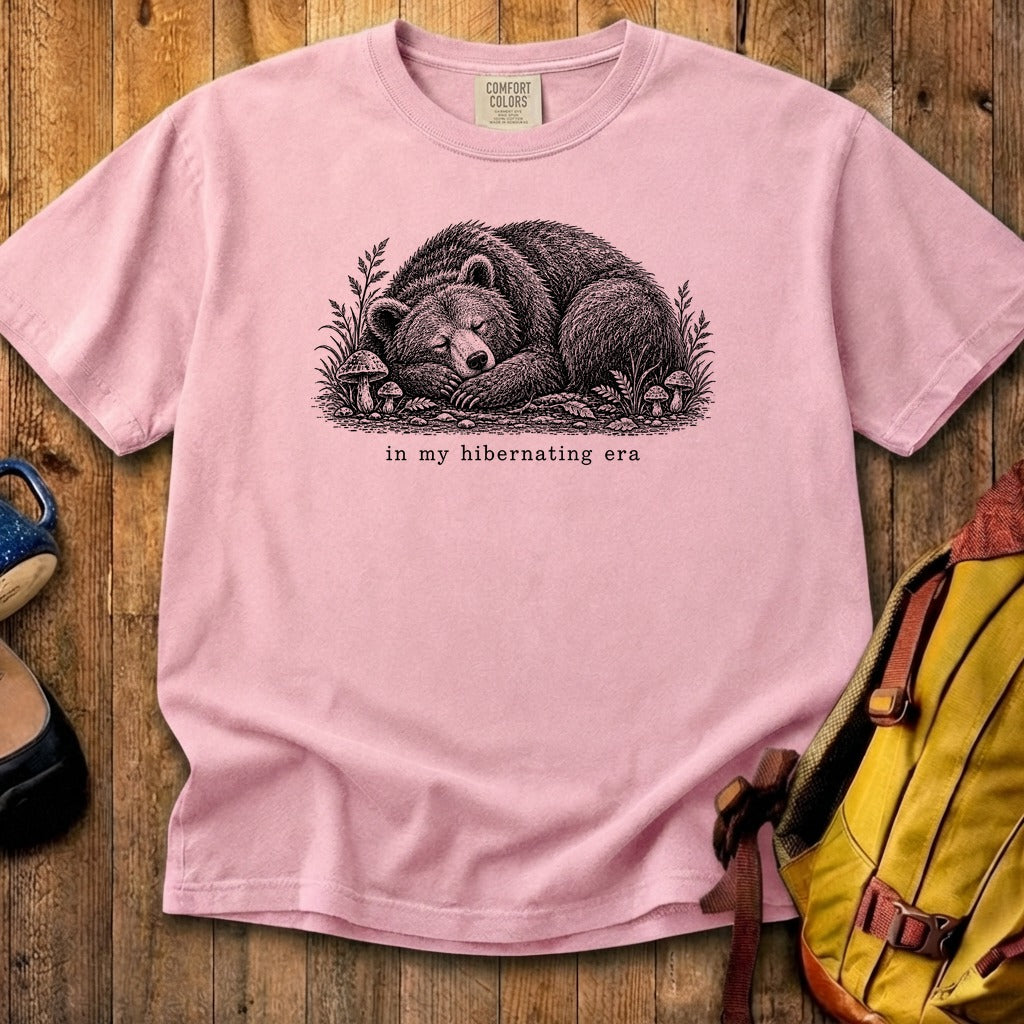 In My Hibernating Era Bear Cotton T-Shirt