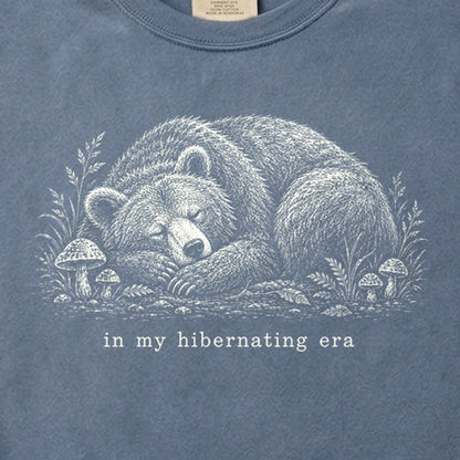 In My Hibernating Era Bear Cotton T-Shirt