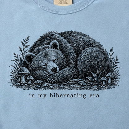 In My Hibernating Era Bear Cotton T-Shirt