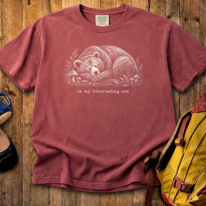 In My Hibernating Era Bear Cotton T-Shirt