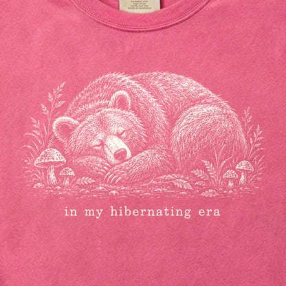 In My Hibernating Era Bear Cotton T-Shirt
