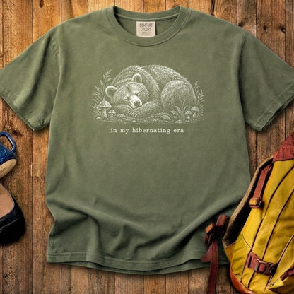 In My Hibernating Era Bear Cotton T-Shirt
