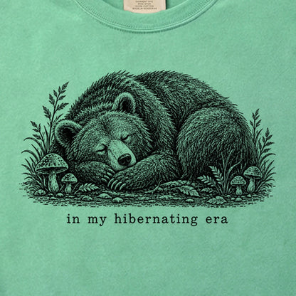 In My Hibernating Era Bear Cotton T-Shirt