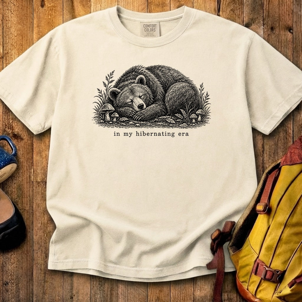 In My Hibernating Era Bear Cotton T-Shirt