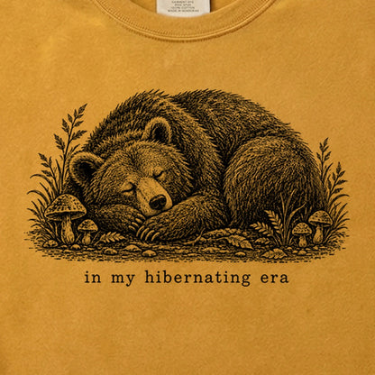 In My Hibernating Era Bear Cotton T-Shirt