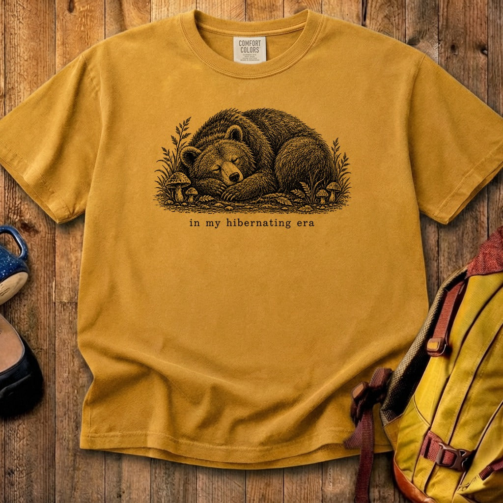 In My Hibernating Era Bear Cotton T-Shirt