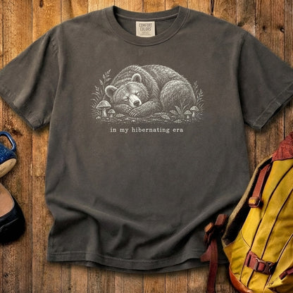 In My Hibernating Era Bear Cotton T-Shirt