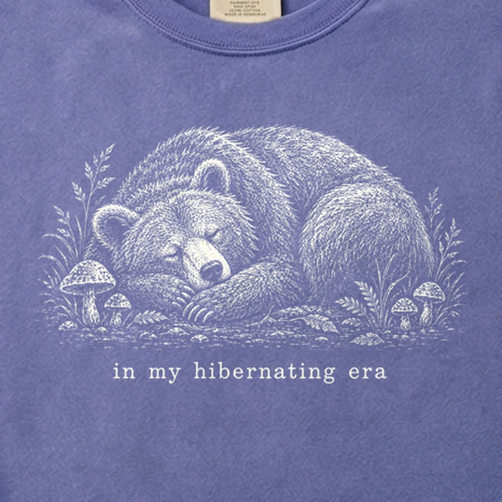 In My Hibernating Era Bear Cotton T-Shirt
