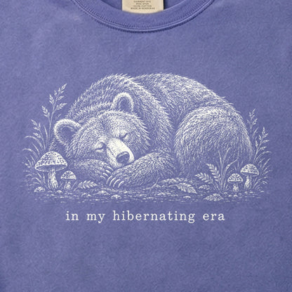 In My Hibernating Era Bear Cotton T-Shirt