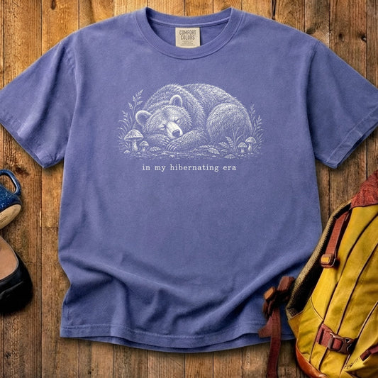In My Hibernating Era Bear Cotton T-Shirt