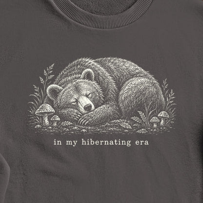 In My Hibernating Era Bear Crewneck Sweatshirt