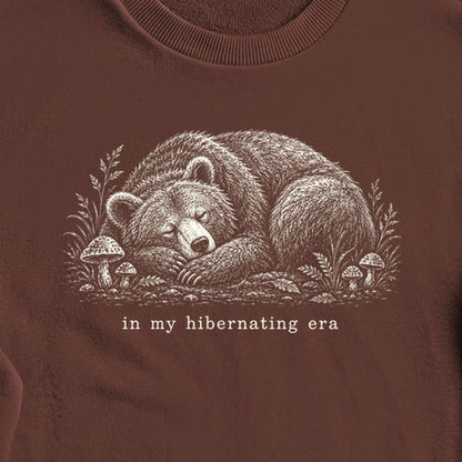 In My Hibernating Era Bear Crewneck Sweatshirt