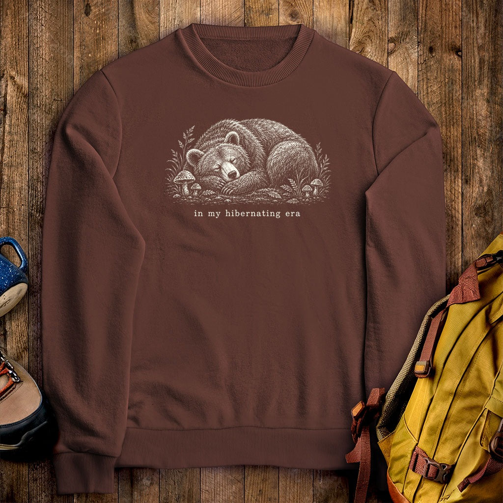 In My Hibernating Era Bear Crewneck Sweatshirt