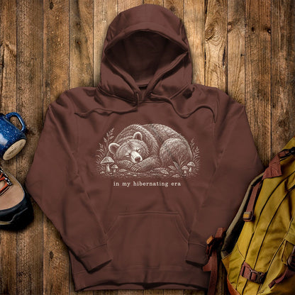 In My Hibernating Era Bear Hoodie