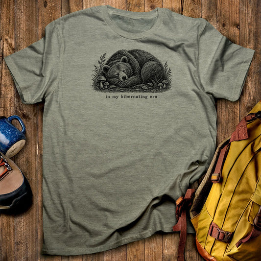 In My Hibernating Era Bear T-Shirt