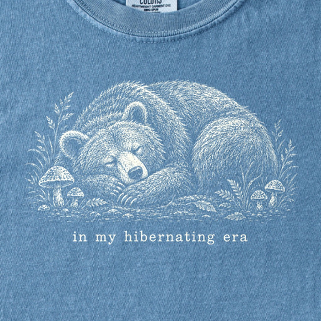 In My Hibernating Era Bear Kids Cotton T-Shirt