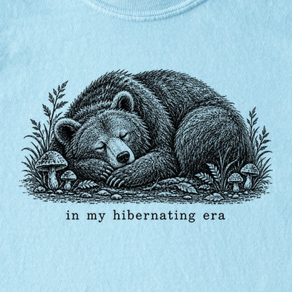 In My Hibernating Era Bear Kids Cotton T-Shirt