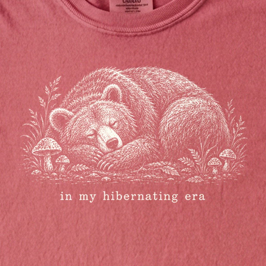 In My Hibernating Era Bear Kids Cotton T-Shirt