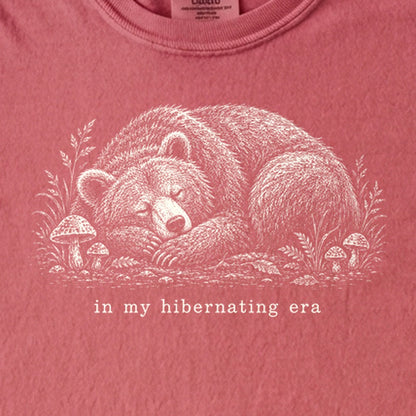 In My Hibernating Era Bear Kids Cotton T-Shirt