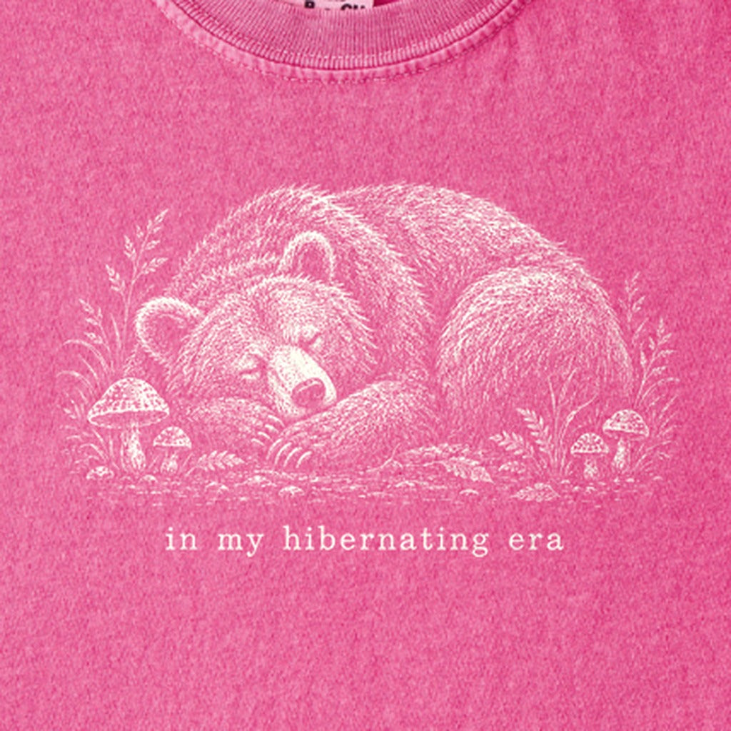 In My Hibernating Era Bear Kids Cotton T-Shirt