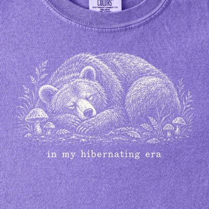 In My Hibernating Era Bear Kids Cotton T-Shirt