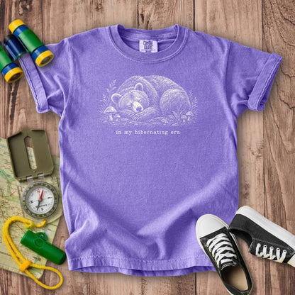 In My Hibernating Era Bear Kids Cotton T-Shirt