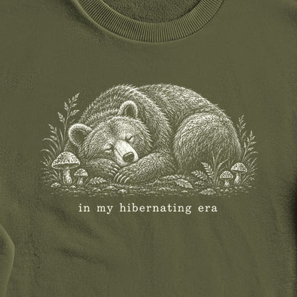 In My Hibernating Era Bear Crewneck Sweatshirt