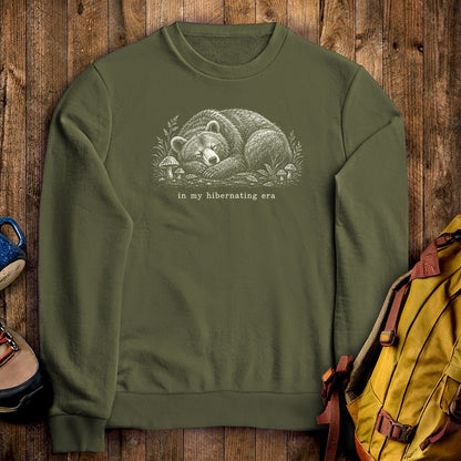 In My Hibernating Era Bear Crewneck Sweatshirt