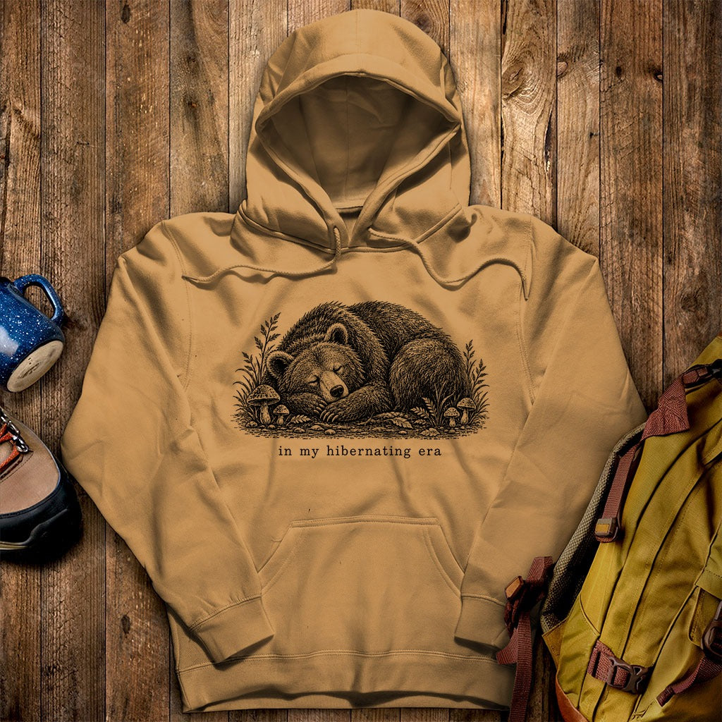 In My Hibernating Era Bear Hoodie